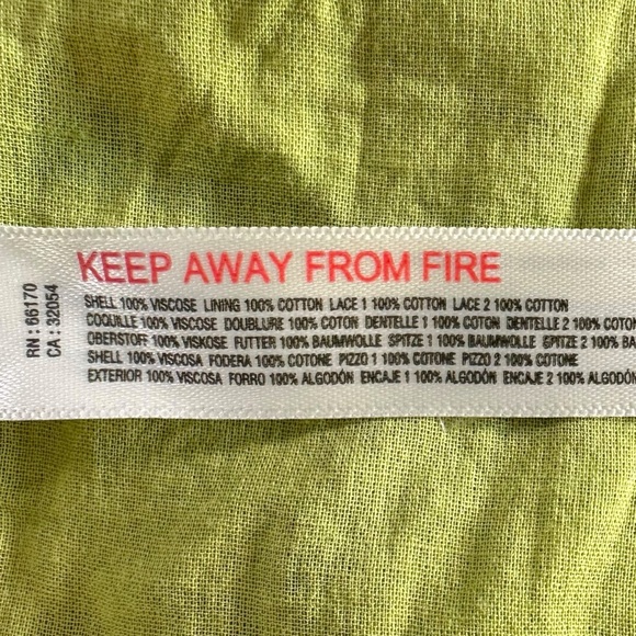 Free People Bohemian Witchy Dream On Maxi Dress Green XS NEW Crochet Gauze Fall - Picture 11 of 14